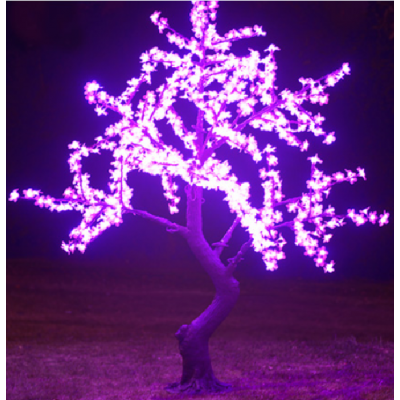 1.5m leds Outdoor Artificial LED Cherry Blossom Christmas decoration white simulation trunk led tree light