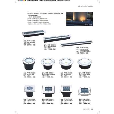 ground recessed round 3W LED uplight underground lamp