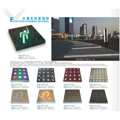 toughened glass led tile lights