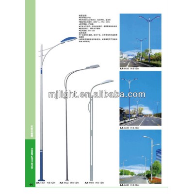 Hot Dip Galvanize Street Light Pole