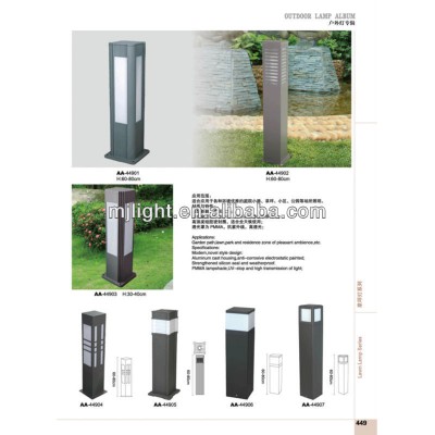 220V Energy saving bollard lights/ light pole for garden