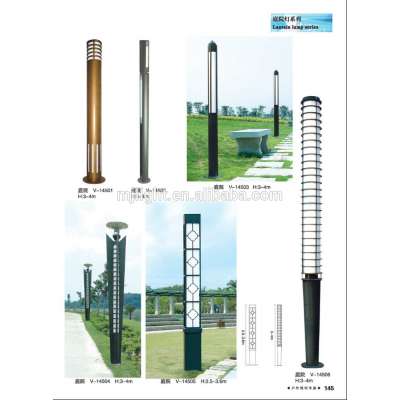 decorative modern design landscape lamp pole for square lighting