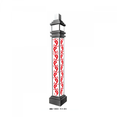 outdoor decorative light pole for sale