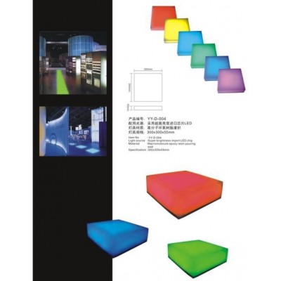 RGB waterproof outdoor LED Dance Floors Tile light